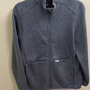 Figs Women's Gray Zip-Up Jacket